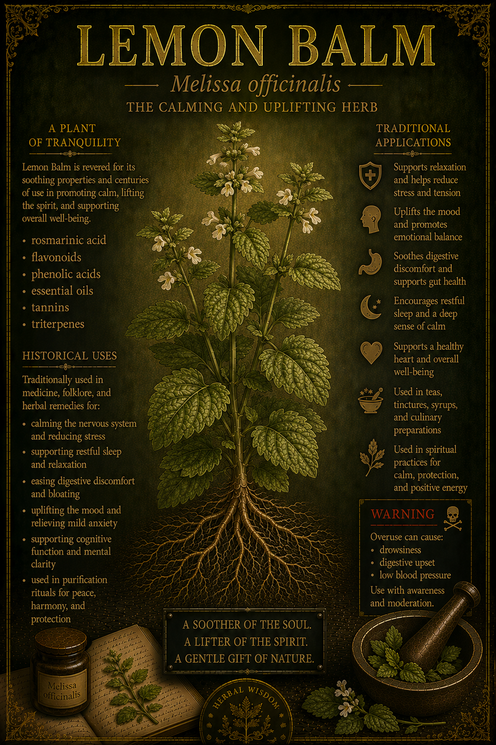 Lemon balm medicinal herb